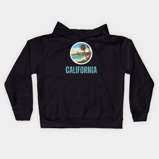 California State USA Kids Hoodie by Mary_Momerwids